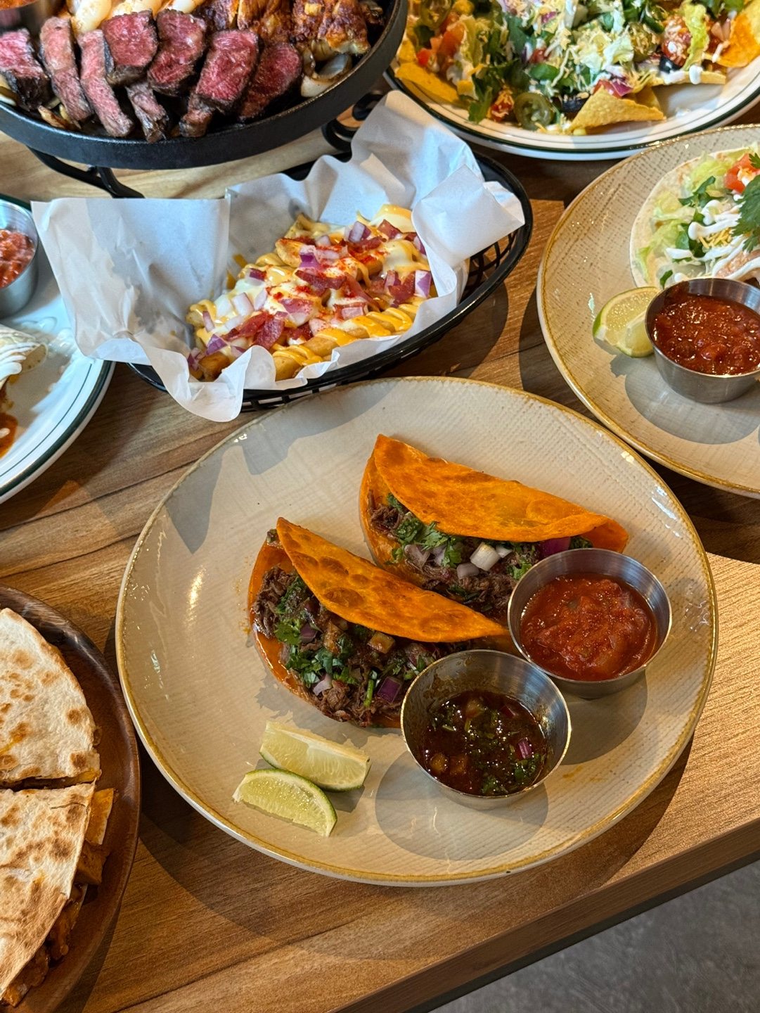 Birria Taco filled with slow-cooked beef